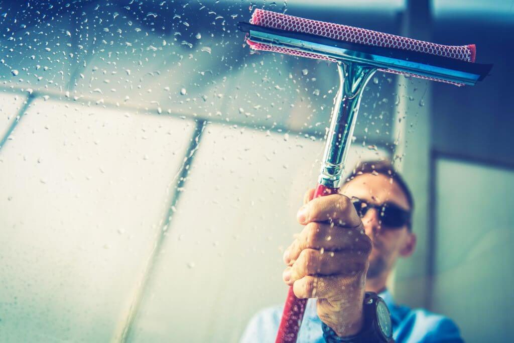 Car Window Cleaning
